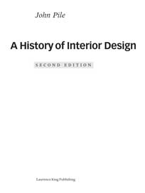 Image of title page from History of Interior Design